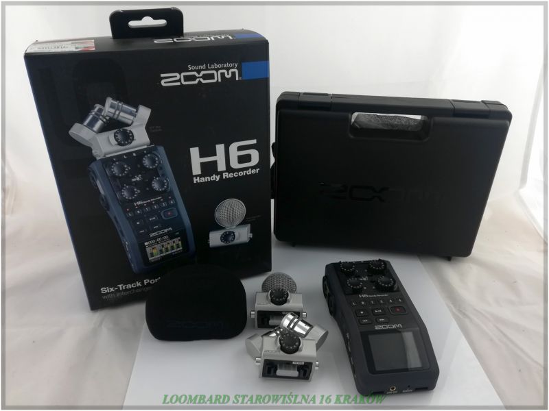 JAK NOWY !!ZOOM H6 - CYFROWY REJESTRATOR DŹWIĘKU