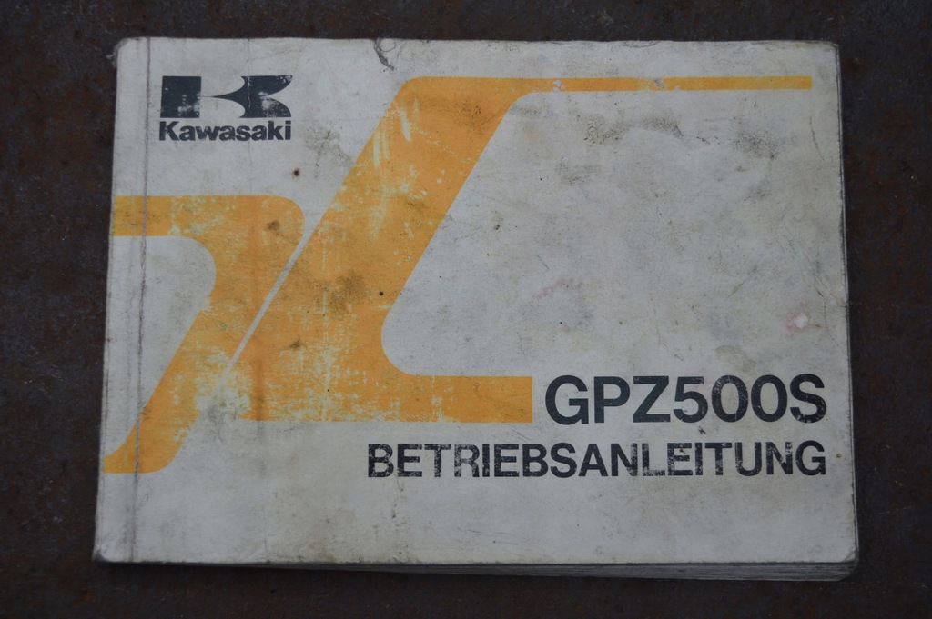 Kawasaki GPZ 500 s INSTRUKCJA OBSŁUGI książka