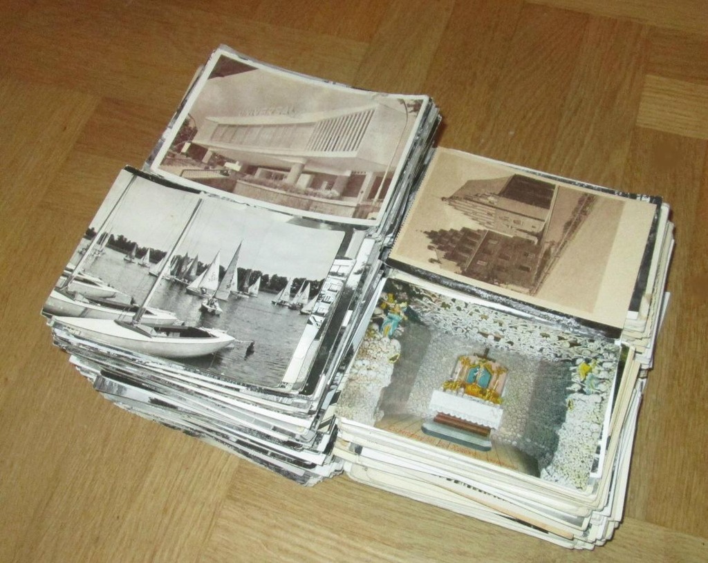 Ponad 1150 czarno białych pocztówek Polski miasta