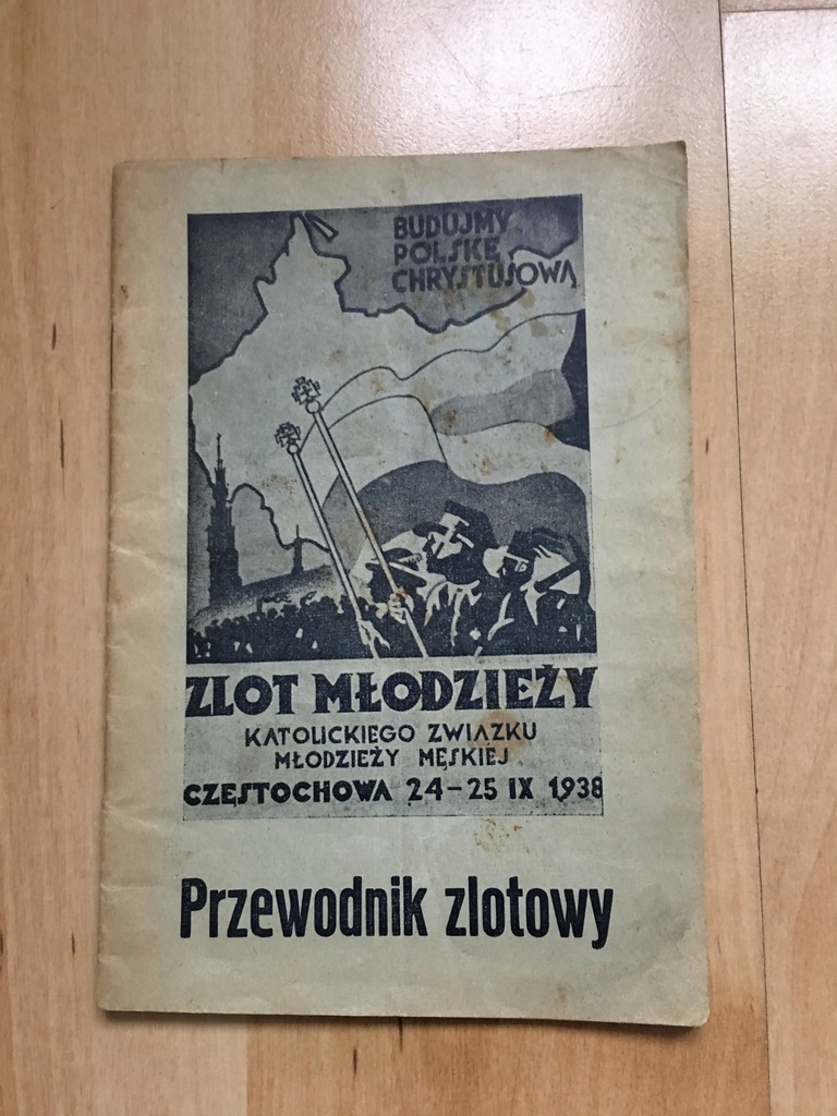 ZLOT MŁODZIEŻY KATOLICKIEJ CZĘSTOCHOWA 1938 PRZEWO