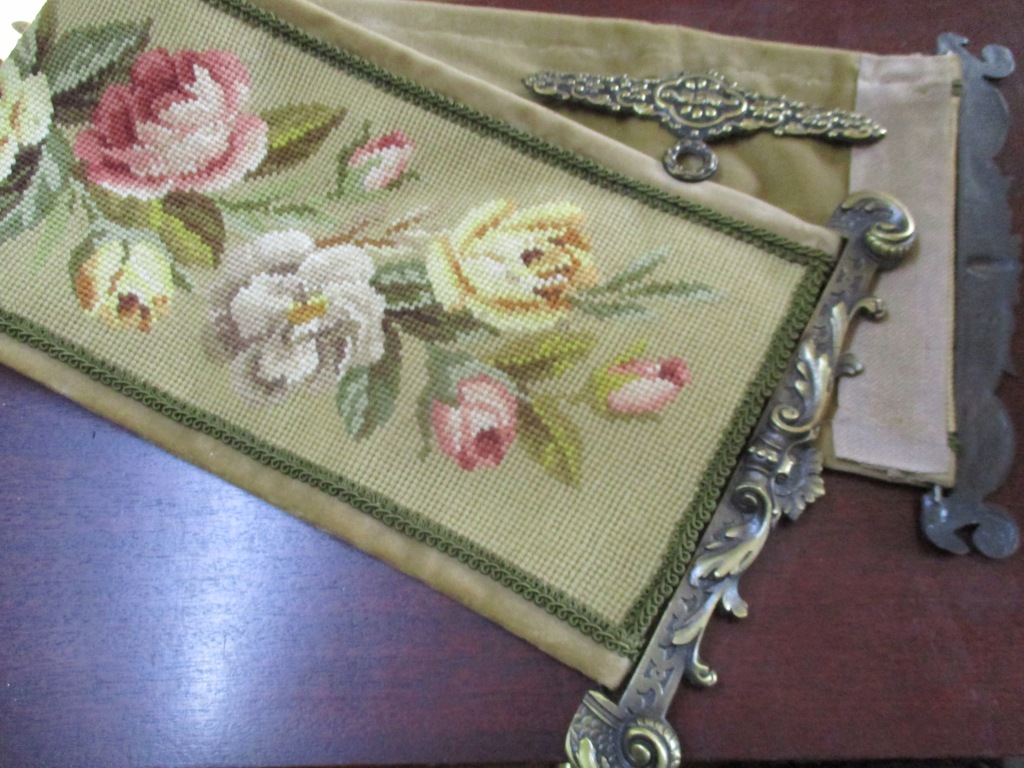 KILIM ? GOBELIN ? STARY RĘCZNIE WYKONANY OKUCIE