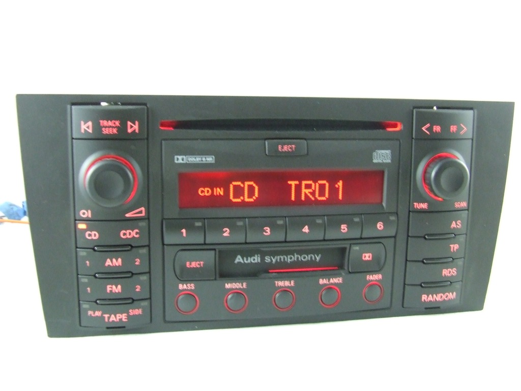 Radio Cd Audi Symphony A4 B5 2 Din Kod 7043285045 Oficjalne Archiwum Allegro