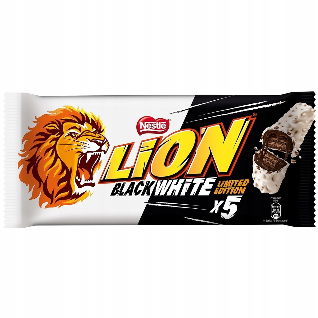 Nestle Lion Black White Limited 5SZT Z NIEMIEC