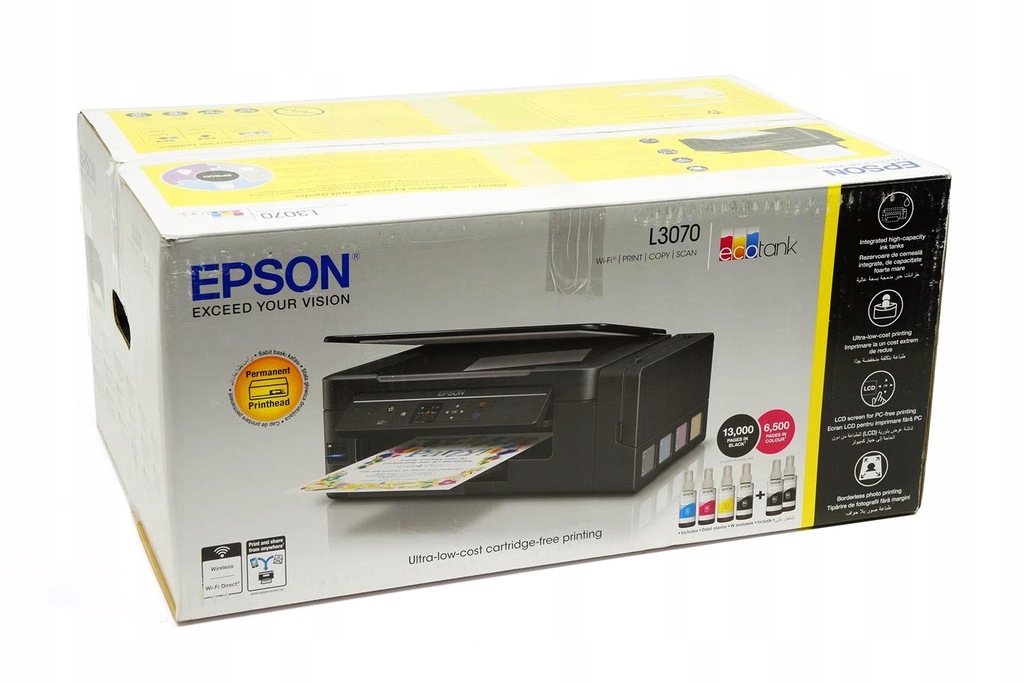 Epson L3070 Urządzenie wielofunkcyjne/drukarka 3w1 - 7635829329 ...