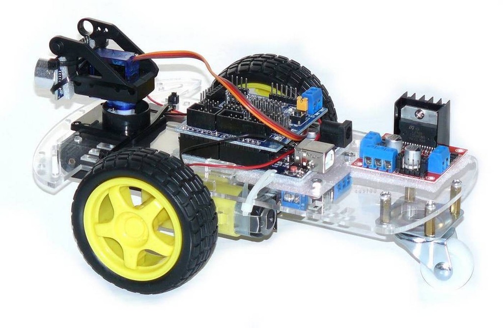 ROBOT ARDUINO UNO R3 CAR KIT 2WD JEŹDZI +KOD +OPIS