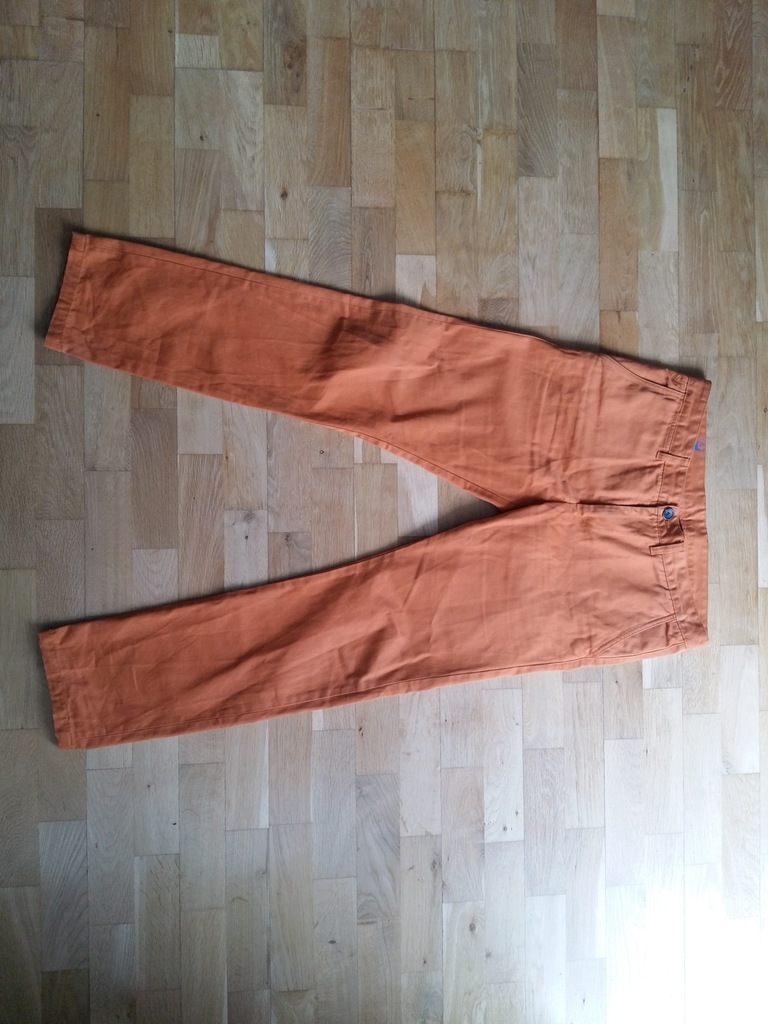 Spodnie męskie BYTOM 32/32 marchewkowe pomarańczow