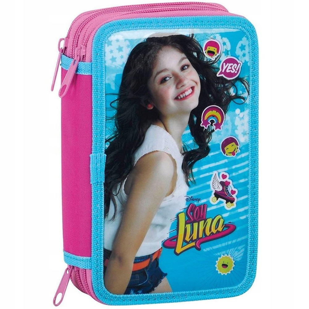 Piórnik 3 komorowy Soy Luna z wyposażeniem