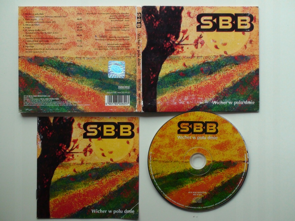 SBB - Wicher W Polu Dmie wyd. Metal Mind 2006r