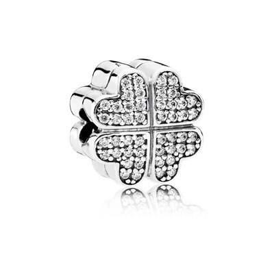 250| Klips Pandora Płatki miłości #791805CZ