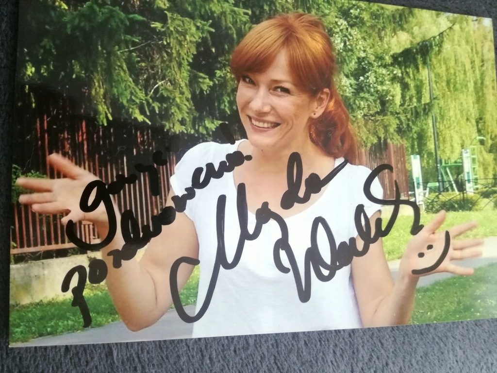 Magdalena Walach-oryginalny autograf!!!