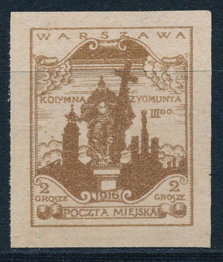 WARSZAWA POCZTAMIEJSKA 1916 KOLUMNA ZYGMUNTA PRÓBA