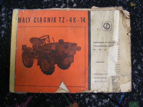 TZ4K14 CIĄGNIK ORYGINALNA INSTRUKCJA KATALOG