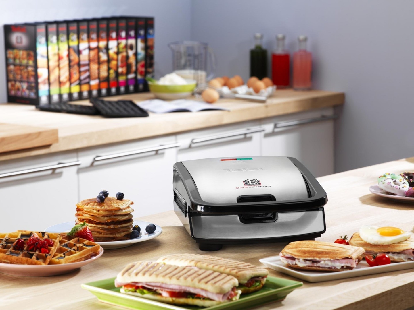 Сэндвичница для вафли и бутербродов tefal sw852d12 - купить в DARSTAR