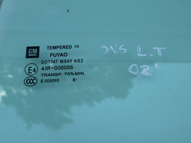 window door left rear part 2008 OPEL INSIGNIA HB sedan