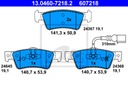 PADS REAR ATE - VW TRANSPORTER V 314MM photo 2 - milautoparts-fr.ukrlive.com