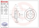 DISQUES SABOTS DE FREIN BREMBO AVANT POUR - HYUNDAI ATOS photo 2 - milautoparts-fr.ukrlive.com