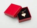 Zlaté srdce - Strieborný náhrdelník pozlátený 24k zlatom Kód výrobcu n228au