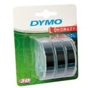 Этикетки DYMO S0847730 DYMO 3D лента Omega эмбоссер 9мм черная 3шт