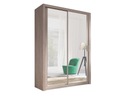 WEST VI Шкаф-купе 130см Дуб Сонома + Зеркала