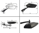 MIROIRS MOTOCYCLE ADPATER M10 I M8 EN AU COMPLET photo 8 - milautoparts-fr.ukrlive.com