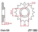 Pohonná súprava Yamaha YFM 250 Raptor DiD X-Ring Katalógové číslo dielu 234165464