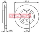 DISCS BRAKE 2 PIECES FRONT DACIA LOGAN 1.5 DCI photo 2 - milautoparts-fr.ukrlive.com