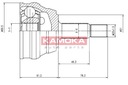 COUDE EXTERIEUR KAMOKA POUR AUDI COMPERTIMENT 1.8 GT 2.0 photo 2 - milautoparts-fr.ukrlive.com