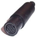 8-контактная розетка Mini DIN, монтируемая на кабеле (2959)