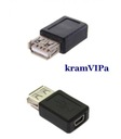 USB F na mini USB żeński Adapter USB - mini USB F