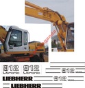 Наклейки LIEBHERR 912 LITRONIC наклейка