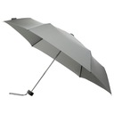 Płaska klasyczna bardzo lekka parasolka, szara Waga produktu z opakowaniem jednostkowym 0.25 kg
