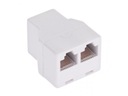 ROZBOČOVAČ RJ45 8P8C KAT5E ZÁSUVKA / 2 ZÁSUVKY Druh zástrčky RJ45