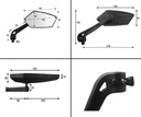 MIRRORS MOTORCYCLE FAZER BANDIT FZ1 HORNET OUTLET photo 7 - milautoparts-fr.ukrlive.com