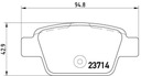 DISCS I PADS BREMBO REAR ALFA MITO photo 3 - milautoparts-fr.ukrlive.com