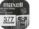 1x СЕРЕБРЯНАЯ БАТАРЕЯ MAXELL SR 626 SW 377 G4 SR66