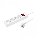 PRZEDŁUŻACZ DOMOWY 4 GNIAZDA Z/UZ WYŁĄCZNIK_3 M