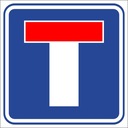 Дорожный знак Д-4а дорога без перехода 40х40 см.