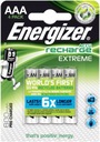 Nabíjacia batéria Energizer AAA - 800 mAh EXTREME - 4ks Symbol batérie AAA (R3)