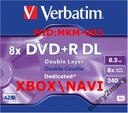 Verbatim DVD+R DL MKM003 XBOX+NAVIGÁCIA 1ks CD obálka