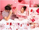 Сердце из розовой папиросной бумаги, подвесное сердечко ко Дню святого Валентина, 26 см