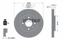 DISCS PADS TEXTAR FRONT CITROEN XSARA 266MM photo 2 - milautoparts-fr.ukrlive.com