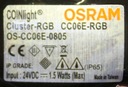 LUMINAIRES OSRAM COINlight Cluster-RGB CC06E-RGB. Typ iné