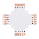 ZŁĄCZKA krzyżowa RGBW + X taśma LED PCB 5-PIN 12mm