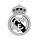 Naklejki FC REAL MADRYT na ścianę 100cm!