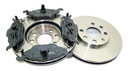 DISCOS 2 PIEZAS + ZAPATAS PARA OPEL ASTRA G II 98- 4SR PARTE DELANTERA 