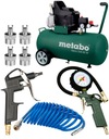 Компрессор 50л METABO BASIC 250 50Вт + КОМПЛЕКТ