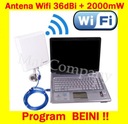 Aktívna ANTENA WiFi SKY USB 36dBi NAJSILNEJŠIA EAN (GTIN) 5905143016251