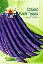 1000 semien TRPASLIČEJ FAZULE PURPLE TEEPEE fialové struky Hmotnosť 20 g