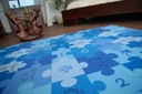 Detský koberec 125x200 PUZZLE modrý CHLAPEC Účel koberec na domáce použitie