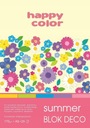 BLOK DECO A5 PAPIER SUMMER 5 ODCIENI LATO